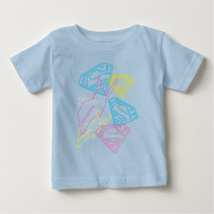 T-shirt Pour Bébé Supergirl et logo en couleurs