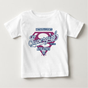 T-shirt Pour Bébé Supergirl Metropolis Sports Athlétisme Graphique