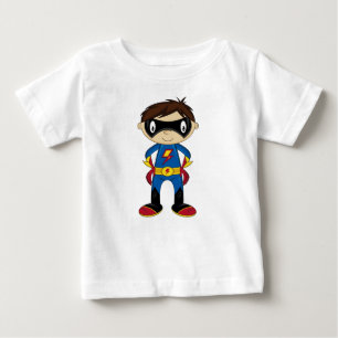 T-shirt Pour Bébé Superhéros du dessin mignon