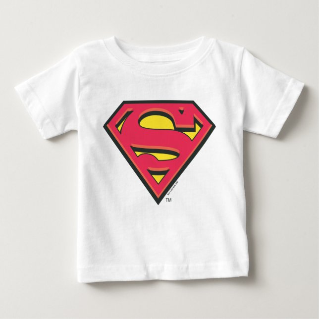 T-shirt Pour Bébé Superman S-Shield | Logo classique (Devant)