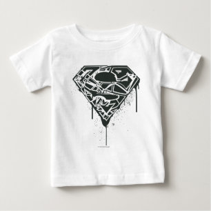 T-shirt Pour Bébé Superman S-Shield   Logo Fragmenté