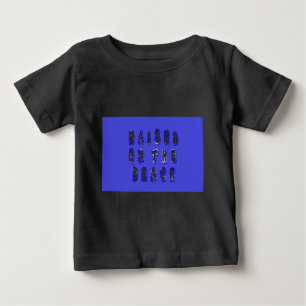 T-shirt Pour Bébé Sur la plage : Un design nautique