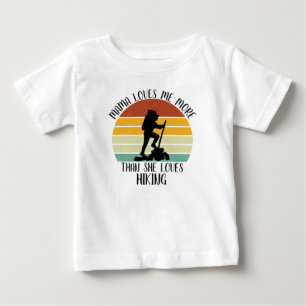 T-shirt Pour Bébé SUR MESURE Maman m'aime plus qu'elle n'aime la ran