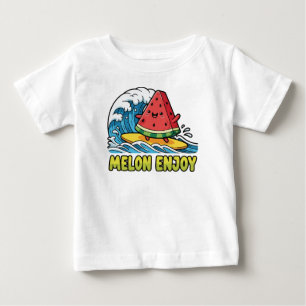T-shirt Pour Bébé Surf & Snack