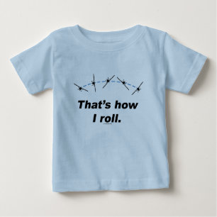 T-shirt Pour Bébé Surfacez comment je roule