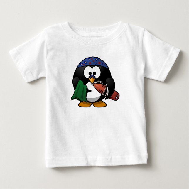 T-shirt Pour Bébé Surfer (Devant)