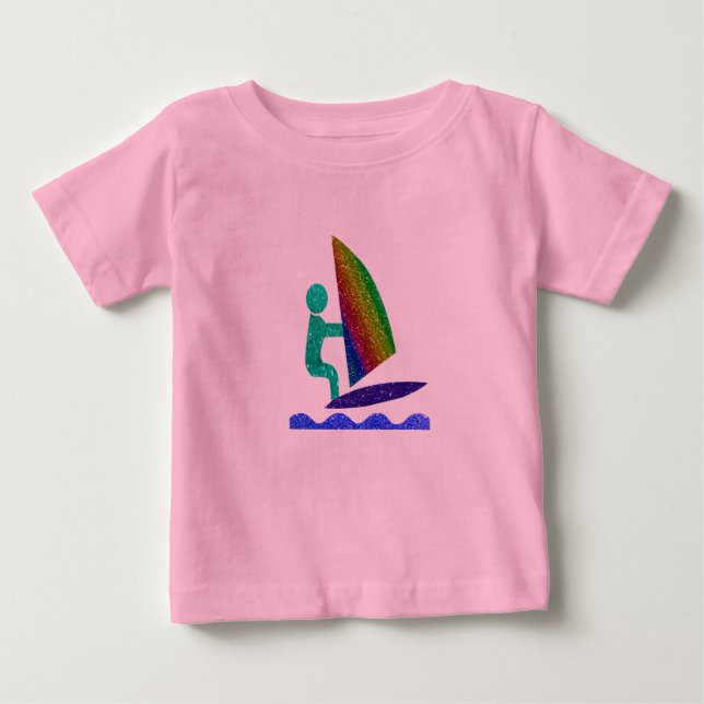 T-shirt Pour Bébé Surfer Baby Tutu Bodysuit (Devant)