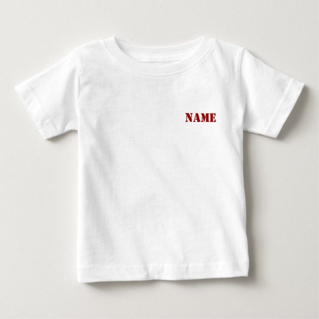 T-shirt Pour Bébé Surveillance de quartier (Devant)