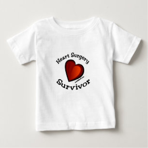 T-shirt Pour Bébé Survivant de chirurgie cardiaque