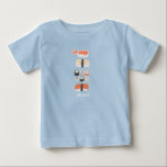 T-shirt Pour Bébé Sushi personnalisé<br><div class="desc">Sushi,  nigiri et rouleaux de maki pour les amateurs de cuisine japonaise. Yummy ! Le nom peut être modifié ou supprimé pour customiser.</div>
