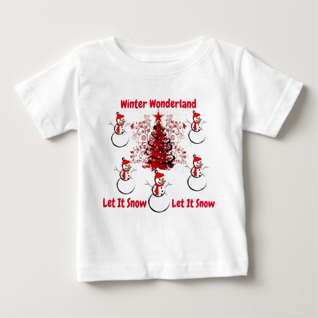 T-SHIRT POUR BÉBÉ SUZANNE ELIZABETH CHRISTMAS COLLECTION (Devant)