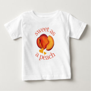 T-shirt Pour Bébé Sweet as a Peach Ripe Georgia Pache Fruit