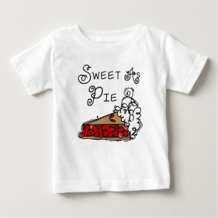 T-shirt Pour Bébé Sweet as Pie Baby Tutu Bodysuit