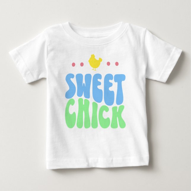 T-shirt Pour Bébé Sweet Chick (Devant)