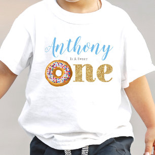 T-shirt Pour Bébé Sweet Little Donut Boys 1er anniversaire