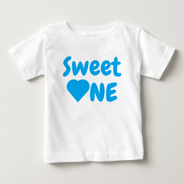 T-shirt Pour Bébé Sweet One 1er anniversaire (Devant)