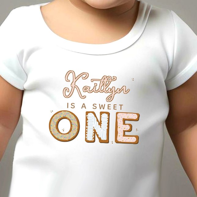 T-shirt Pour Bébé Sweet ONE 1er anniversaire (Créateur téléchargé)