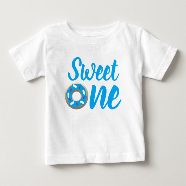 T-shirt Pour Bébé Sweet One Donut 1er anniversaire (Devant)