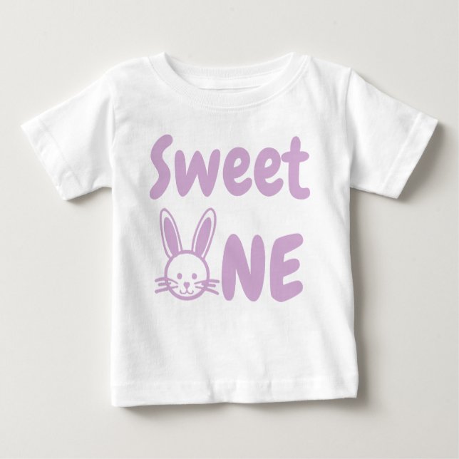 T-shirt Pour Bébé Sweet One Pâques 1er Anniversaire T-shirt bébé (Devant)