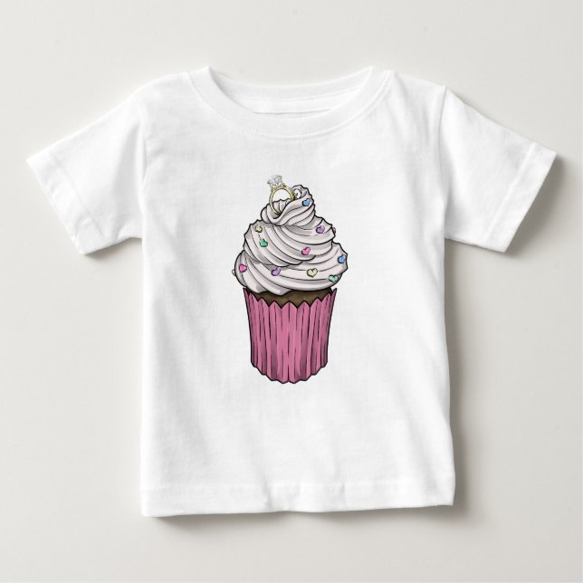 T-shirt Pour Bébé Sweet Proposition Cupcake (Devant)