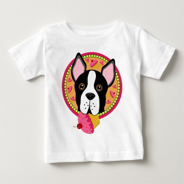 T-shirt Pour Bébé Sweet Terrier (Devant)