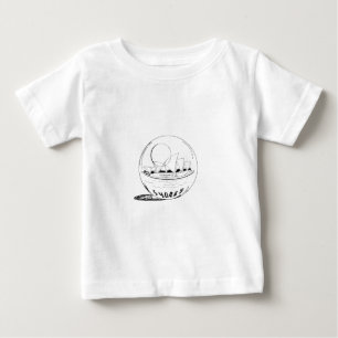 T-shirt Pour Bébé Sydney dans un globe de verre