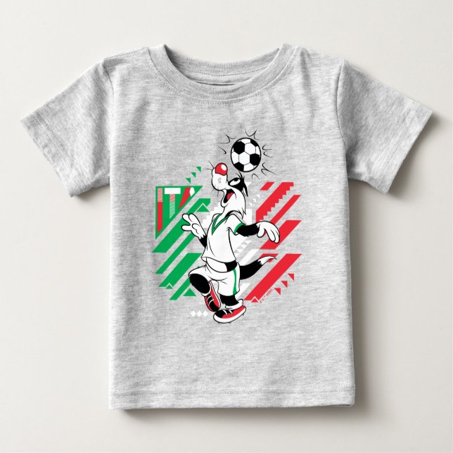T-shirt Pour Bébé SYLVESTER™ Team Italy Soccer Graphic (Devant)