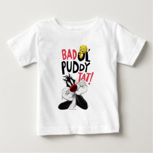 T-shirt Pour Bébé SYLVESTER™ & TWEETY™- Moyenne Ol' Puddy Tat