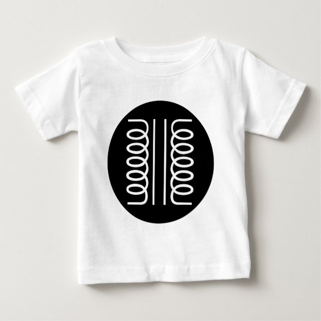 T-shirt Pour Bébé Symbole cerclé - Transformateur (Devant)