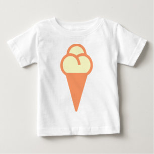 T-shirt Pour Bébé Symbole de cône de glace