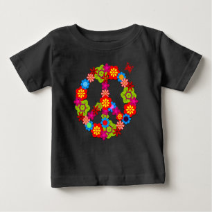 T-shirt Pour Bébé SYMBOLE DE LA PAIX Bébé biologique