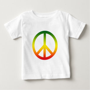 T-shirt Pour Bébé Symbole de paix Rasta