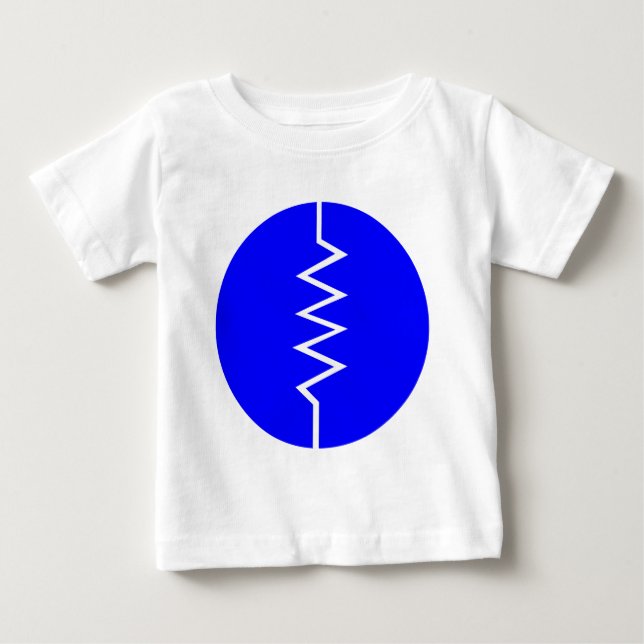 T-shirt Pour Bébé Symbole de résistance - Cerclé (Devant)