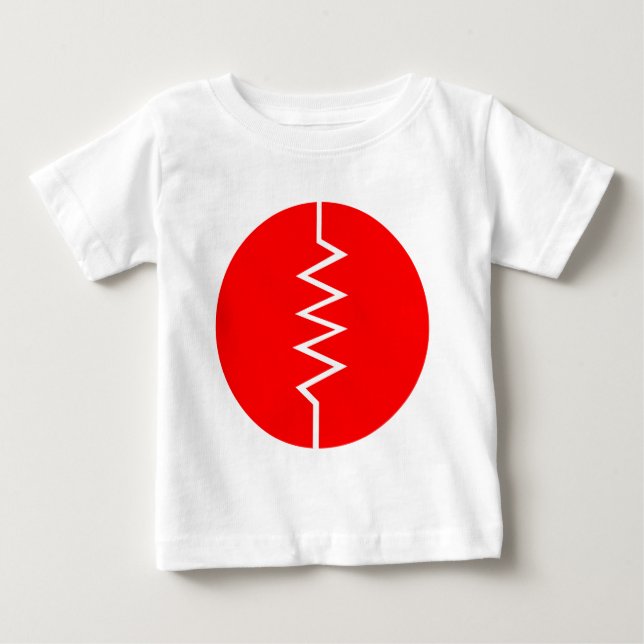 T-shirt Pour Bébé Symbole de résistance - Cerclé (Devant)