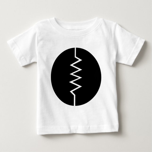 T-shirt Pour Bébé Symbole de résistance - Cerclé (Devant)
