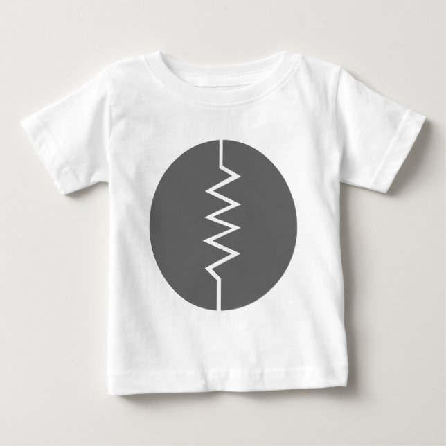T-shirt Pour Bébé Symbole de résistance - Cerclé (Devant)