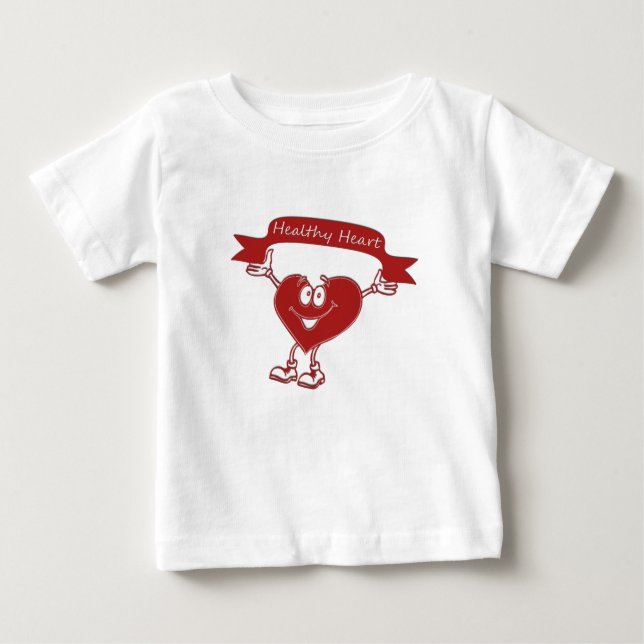 T-shirt Pour Bébé Symbole de sensibilisation de l'homme du coeur sai (Devant)