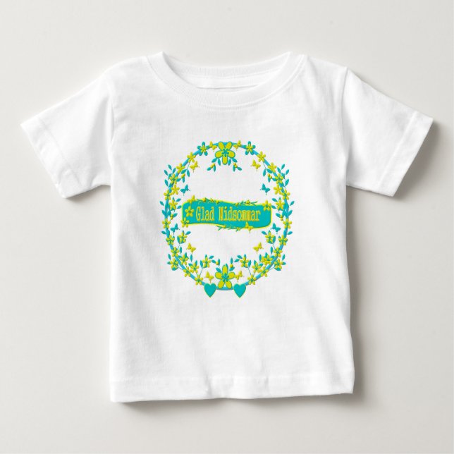 T-shirt Pour Bébé Symbole du milieu de l'été (Devant)