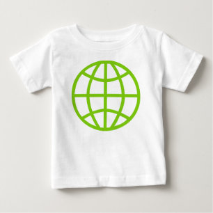 T-shirt Pour Bébé Symbole du monde