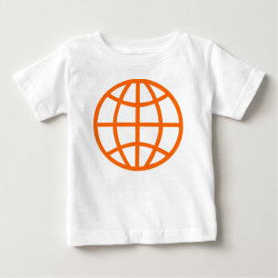 T-shirt Pour Bébé Symbole du monde