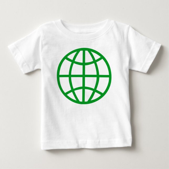 T-shirt Pour Bébé Symbole du monde (Devant)