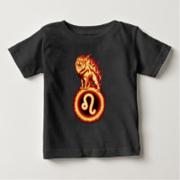 Symbole Lion d'incendie - signe Léon Zodiaque