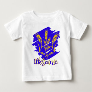 T-shirt Pour Bébé Symbole national ukrainien tryzub fait d'oreille d