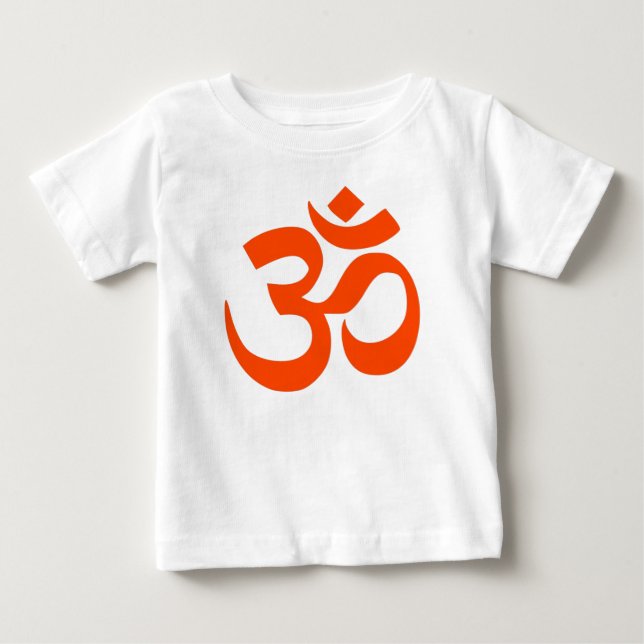 T-shirt Pour Bébé Symbole Om indien (Devant)