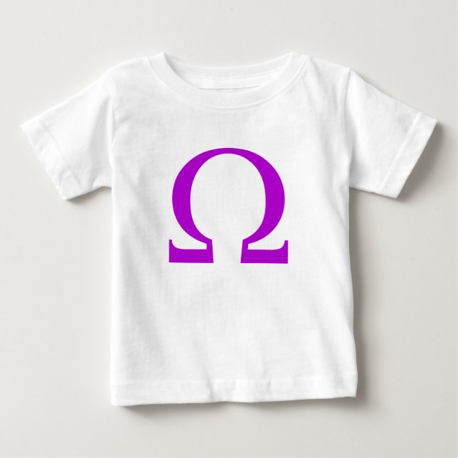 T-shirt Pour Bébé Symbole oméga (Devant)