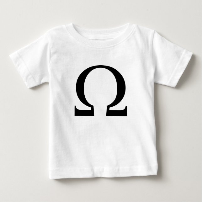 T-shirt Pour Bébé Symbole oméga (Devant)