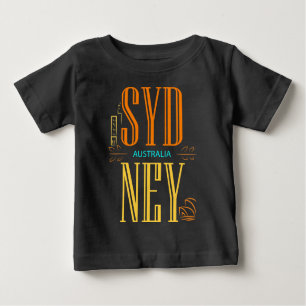 T-shirt Pour Bébé SYMBOLE SIGNIFICATIF D'Australie DE Sydney