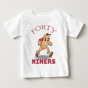T-shirt Pour Bébé Symbole Vintage de football de 40 Niners