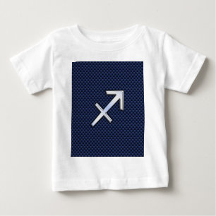 T-shirt Pour Bébé Symbole zodiaque Sagittarius Impression en fibre d