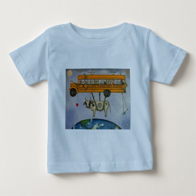 T-shirt Pour Bébé Système de transport étranger (Devant)